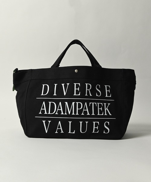 ADAM PATEK(アダムパテック)の「【ADAMPATEK/アダムパテック】news paper bag/ニュースペーパーバッグ(ショルダーバッグ・メンズ・ホワイト/ブラック・FREE)」の22枚目の写真