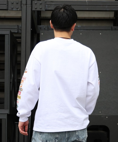 lost（ロスト）の「lost/ロスト 長袖 ロンT PIT STOP LS TEE LM6S-2202（Tシャツ/カットソー・メンズ・ネイビー/ホワイト・M/L/XL）」の7枚目の写真