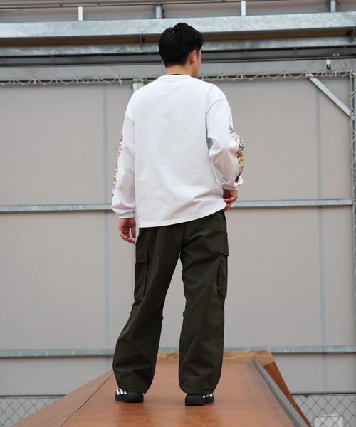 lost（ロスト）の「lost/ロスト 長袖 ロンT PIT STOP LS TEE LM6S-2202（Tシャツ/カットソー・メンズ・ネイビー/ホワイト・M/L/XL）」の10枚目の写真