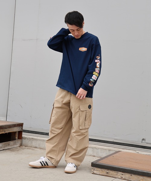 lost（ロスト）の「lost/ロスト 長袖 ロンT PIT STOP LS TEE LM6S-2202（Tシャツ/カットソー・メンズ・ネイビー/ホワイト・M/L/XL）」の11枚目の写真