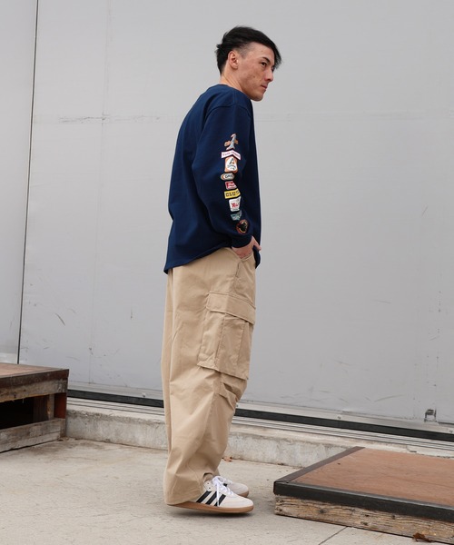 lost（ロスト）の「lost/ロスト 長袖 ロンT PIT STOP LS TEE LM6S-2202（Tシャツ/カットソー・メンズ・ネイビー/ホワイト・M/L/XL）」の12枚目の写真