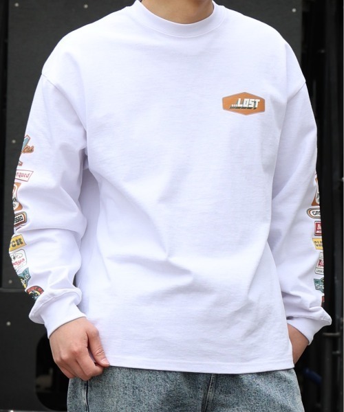lost（ロスト）の「lost/ロスト 長袖 ロンT PIT STOP LS TEE LM6S-2202（Tシャツ/カットソー・メンズ・ネイビー/ホワイト・M/L/XL）」の13枚目の写真