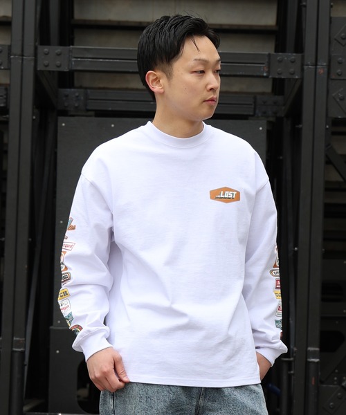 lost（ロスト）の「lost/ロスト 長袖 ロンT PIT STOP LS TEE LM6S-2202（Tシャツ/カットソー・メンズ・ネイビー/ホワイト・M/L/XL）」の15枚目の写真