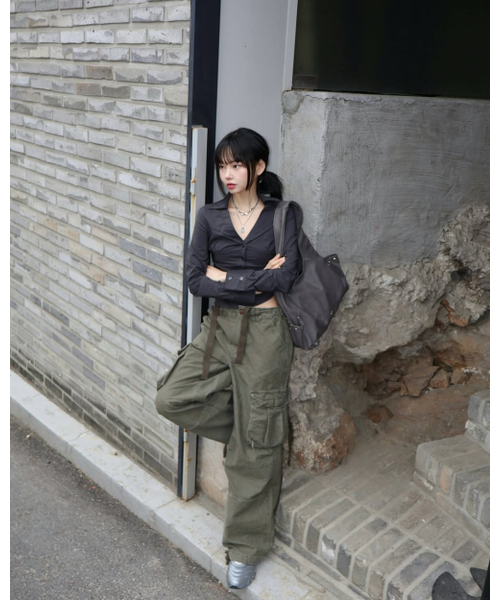 Tex Wide Work Pants (Washed Khaki)