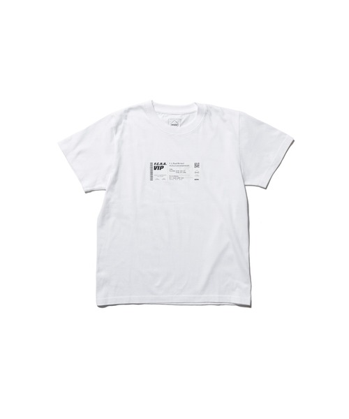 F.C.Real Bristol for Kids（エフシーレアルブリストルフォーキッズ）の「TICKET TEE（Tシャツ/カットソー・キッズ・ホワイト/ブラック・SMALL/MEDIUM/LARGE/X-LARGE）」の2枚目の写真