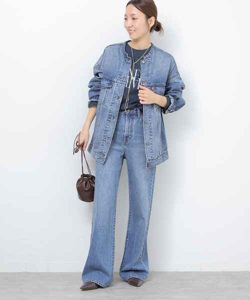 別注【LEVI'S】RIBCAGE WIDE LEG：デニム（デニムパンツ）｜Levi's