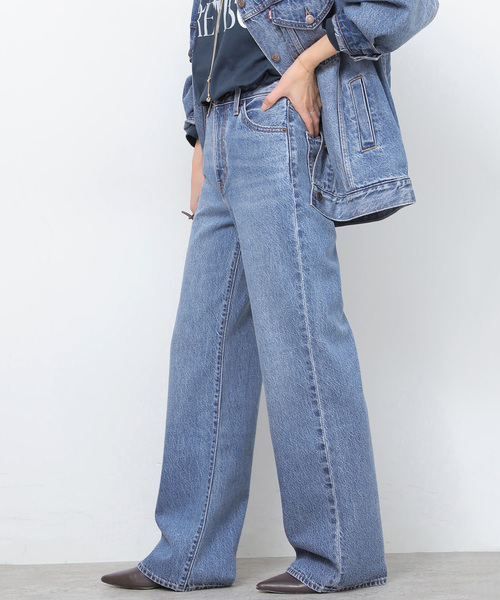 別注【LEVI'S】RIBCAGE WIDE LEG:デニム(デニムパンツ)|Levi's 別注【LEVI'S】RIBCAGE WIDE LEG:デニム(デニムパンツ)|Levi's