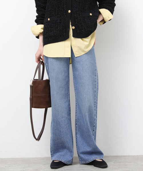 別注【LEVI'S】RIBCAGE WIDE LEG：デニム（デニムパンツ）｜Levi's
