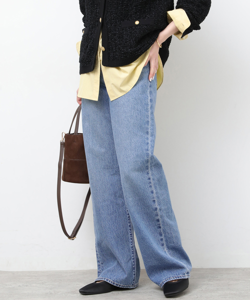 別注【LEVI'S】RIBCAGE WIDE LEG：デニム（デニムパンツ）｜Levi's