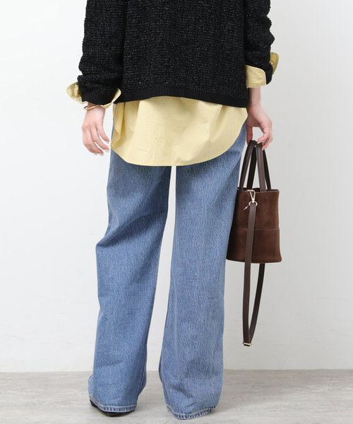 別注【LEVI'S】RIBCAGE WIDE LEG:デニム(デニムパンツ)|Levi's 別注【LEVI'S】RIBCAGE WIDE LEG:デニム(デニムパンツ)|Levi's