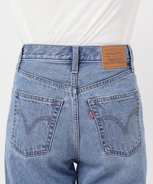 26SS新作］別注【LEVI'S】RIBCAGE WIDE LEG：デニム