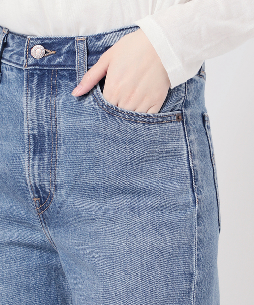 26SS新作］別注【LEVI'S】RIBCAGE WIDE LEG：デニム（デニムパンツ