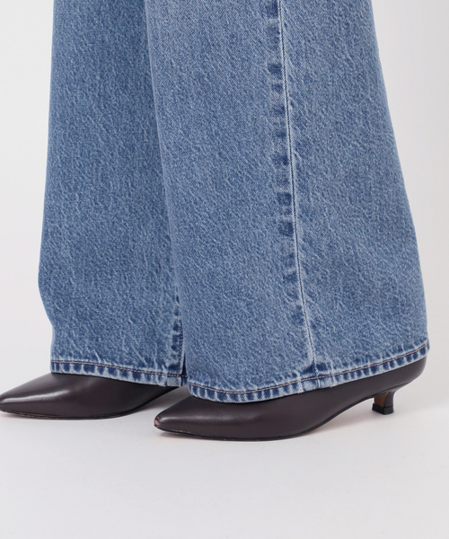 26SS新作］別注【LEVI'S】RIBCAGE WIDE LEG：デニム