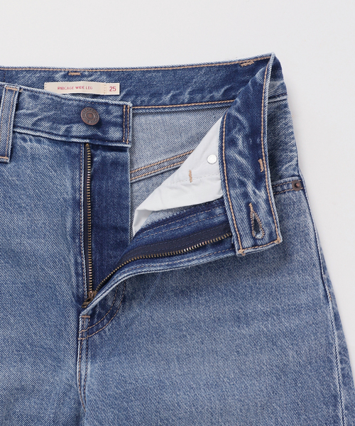 26SS新作］別注【LEVI'S】RIBCAGE WIDE LEG：デニム