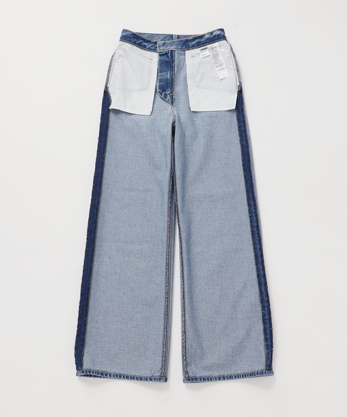 26SS新作］別注【LEVI'S】RIBCAGE WIDE LEG：デニム