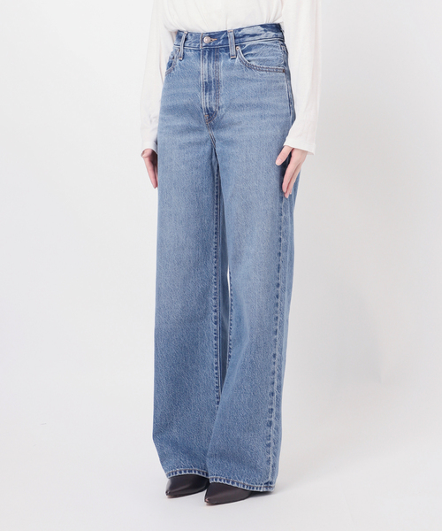 26SS新作］別注【LEVI'S】RIBCAGE WIDE LEG：デニム（デニムパンツ