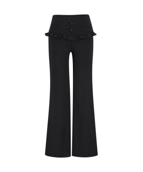 セール】Whisper Frill Basic Pants（スウェットパンツ）｜silent(and