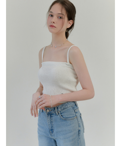RE_L(リエル)の「Jelly knit top_2way (ivory)(Tシャツ/カットソー・レディース・その他・FREE)」の3枚目の写真