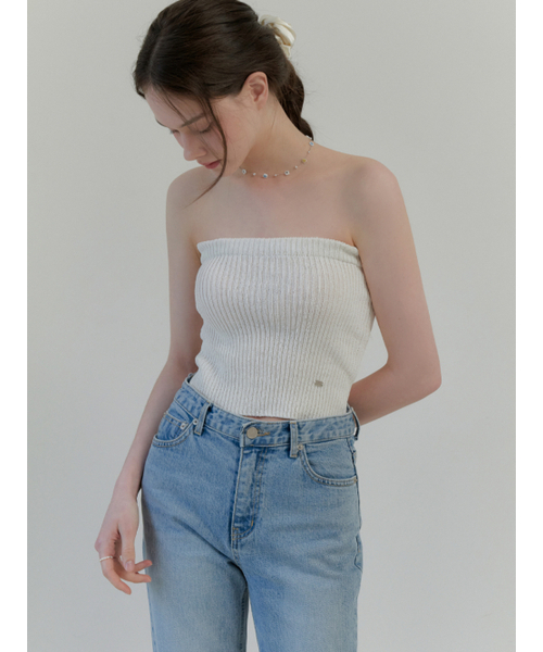 RE_L(リエル)の「Jelly knit top_2way (ivory)(Tシャツ/カットソー・レディース・その他・FREE)」の5枚目の写真