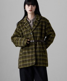 PRADA ダークカーキ チェック柄 テーラードジャケット 楽天市場】 アウター > テーラードジャケット : joker