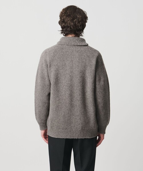 UNITED ARROWS（ユナイテッドアローズ）の「トッド＆ダンカン ブラッシュド カウチンニット（カーディガン/ボレロ・メンズ・ブラック/グレー系・M/L/XL/S）」の10枚目の写真