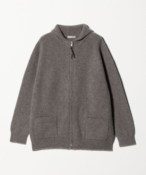 UNITED ARROWS（ユナイテッドアローズ）の「トッド＆ダンカン ブラッシュド カウチンニット（カーディガン/ボレロ・メンズ・ブラック/グレー系・M/L/XL/S）」の11枚目の写真