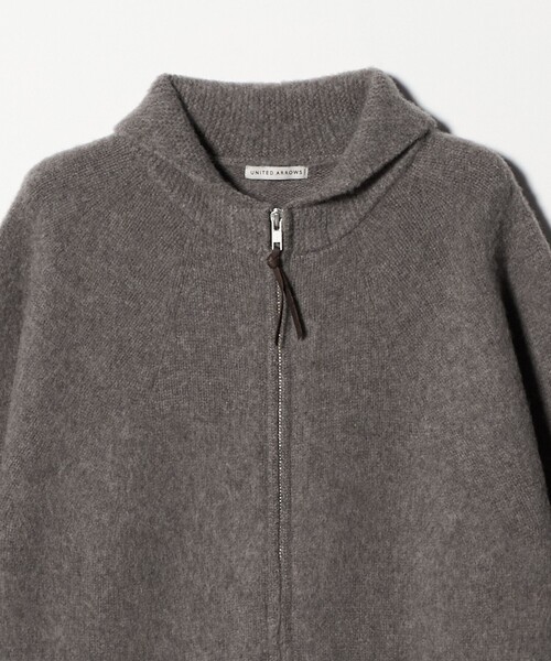 UNITED ARROWS（ユナイテッドアローズ）の「トッド＆ダンカン ブラッシュド カウチンニット（カーディガン/ボレロ・メンズ・ブラック/グレー系・M/L/XL/S）」の13枚目の写真