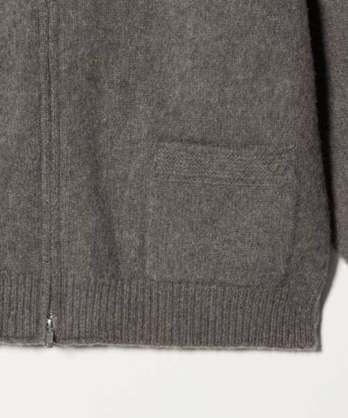 UNITED ARROWS（ユナイテッドアローズ）の「トッド＆ダンカン ブラッシュド カウチンニット（カーディガン/ボレロ・メンズ・ブラック/グレー系・M/L/XL/S）」の15枚目の写真