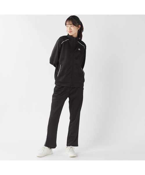 FILA(フィラ)の「FILA フィラ スポーツ 軽量 パイピング トラック ジャージパンツ(その他パンツ・レディース・ブラック/チャコールグレー/ネイビー・L/LL/M)」の7枚目の写真