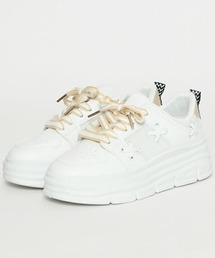 GORGE | 《配色ヒモ×厚底ボリューム》レディース スニーカー 厚底ダッドスニーカー 脚長見え カジュアル 春夏秋冬(スニーカー)