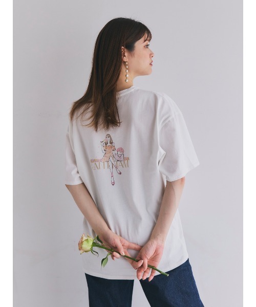 LANTINAM(ランティナム)の「【コラボ】2nd Anniversary Collaboration Tee(Tシャツ/カットソー・レディース・ホワイト系その他/ホワイト系その他2・FREE)」の1枚目の写真