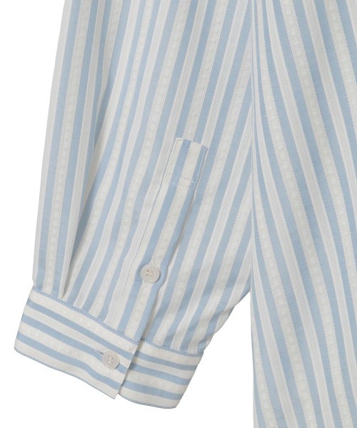 Candy Stripper(キャンディストリッパー)の「DOG PRINT OVER シャツ(シャツ/ブラウス・レディース・ブラック/ライトブルー/グレー・FREE)」の15枚目の写真