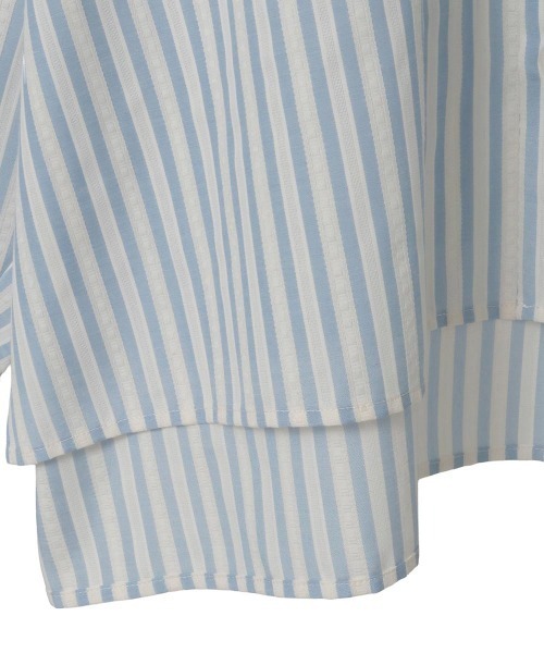 Candy Stripper(キャンディストリッパー)の「DOG PRINT OVER シャツ(シャツ/ブラウス・レディース・ブラック/ライトブルー/グレー・FREE)」の16枚目の写真