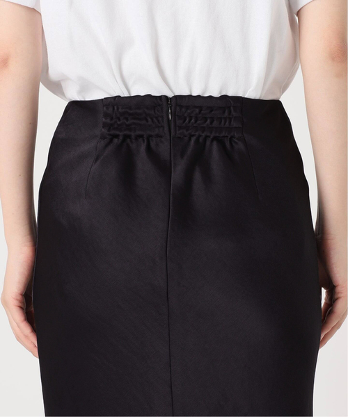 IENA（イエナ）の「《追加16》ダブルサテンスカート（スカート・レディース・ブラック/ライトグレー/ホワイト系その他・38/36/34/40）」の22枚目の写真