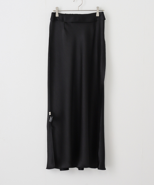 IENA（イエナ）の「《追加16》ダブルサテンスカート（スカート・レディース・ブラック/ライトグレー/ホワイト系その他・38/36/34/40）」の16枚目の写真