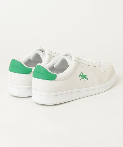 POLOCHAMPS（ポロチャンプス）の「POLOCHAMPS レトロトレーニングシューズ（スニーカー・メンズ・ブラック/ホワイト×グリーン/ホワイト×ネイビー・25.5cm/26.0cm/26.5cm/27.0cm/28.0cm/25.0cm）」の21枚目の写真