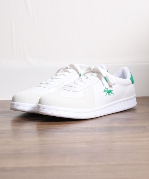 POLOCHAMPS（ポロチャンプス）の「POLOCHAMPS レトロトレーニングシューズ（スニーカー・メンズ・ブラック/ホワイト×グリーン/ホワイト×ネイビー・25.5cm/26.0cm/26.5cm/27.0cm/28.0cm/25.0cm）」の6枚目の写真