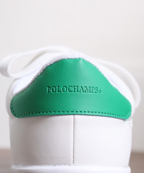 POLOCHAMPS（ポロチャンプス）の「POLOCHAMPS レトロトレーニングシューズ（スニーカー・メンズ・ブラック/ホワイト×グリーン/ホワイト×ネイビー・25.5cm/26.0cm/26.5cm/27.0cm/28.0cm/25.0cm）」の13枚目の写真