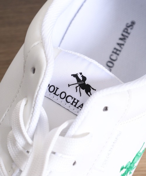 POLOCHAMPS（ポロチャンプス）の「POLOCHAMPS レトロトレーニングシューズ（スニーカー・メンズ・ブラック/ホワイト×グリーン/ホワイト×ネイビー・25.5cm/26.0cm/26.5cm/27.0cm/28.0cm/25.0cm）」の16枚目の写真