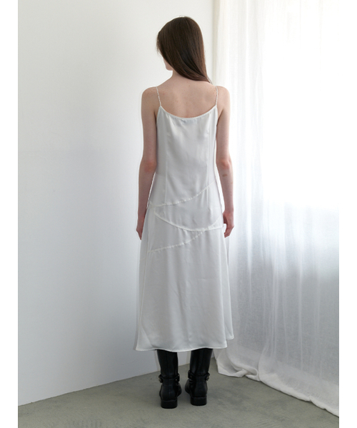 KINDABABY(カインダベイビー)の「lace line slip dress - white(ワンピース・レディース・ホワイト・FREE)」の3枚目の写真