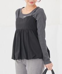 Honeys | 【ＵＶカット】プレート付トップス(Tシャツ/カットソー)