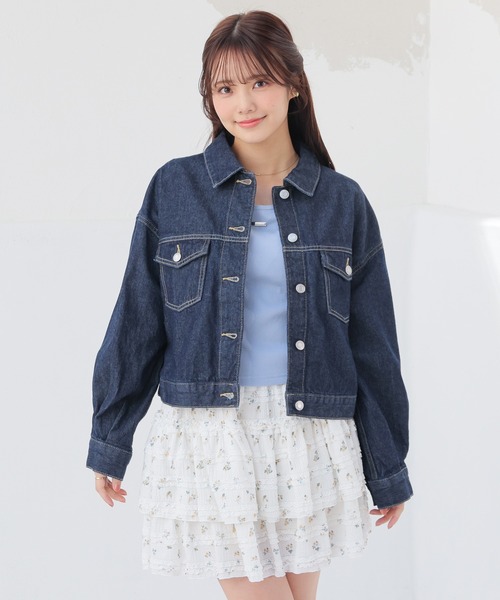 Honeys(ハニーズ)の「【UVカット】プレート付トップス(Tシャツ/カットソー・レディース・サックスブルー/ホワイト/ヘザーチャコール/モカ/ブラック・S/M/L)」の13枚目の写真