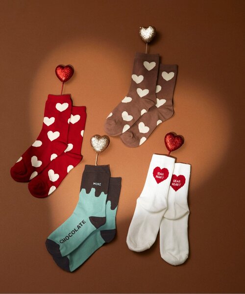 BREEZE（ブリーズ）の「スウィートバリエーションソックス（ソックス/靴下・キッズ・ミント/アイボリー/レッド/キャメル・15 /21/18）」の5枚目の写真