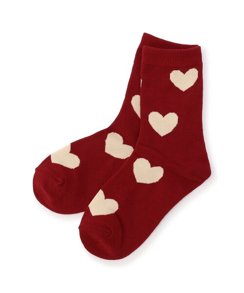 BREEZE（ブリーズ）の「スウィートバリエーションソックス（ソックス/靴下・キッズ・ミント/アイボリー/レッド/キャメル・15 /21/18）」の10枚目の写真