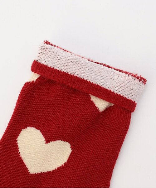 BREEZE（ブリーズ）の「スウィートバリエーションソックス（ソックス/靴下・キッズ・ミント/アイボリー/レッド/キャメル・15 /21/18）」の13枚目の写真