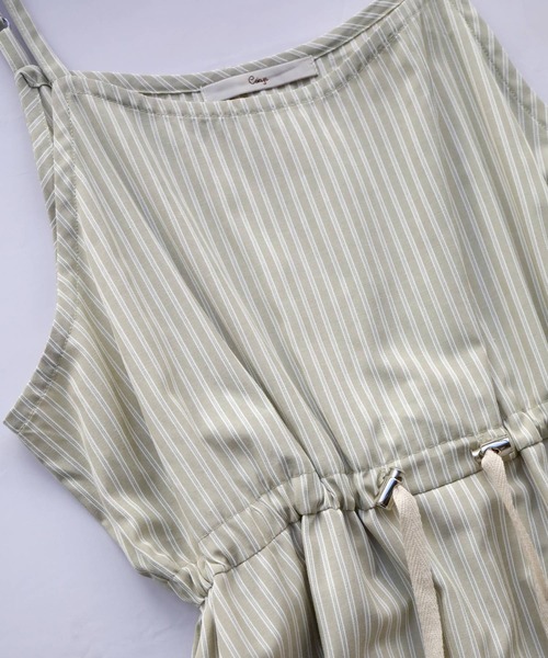 Crisp（クリスプ）の「ストライプキャミワンピース（ワンピース・レディース・ベージュ/グリーン・FREE）」の19枚目の写真