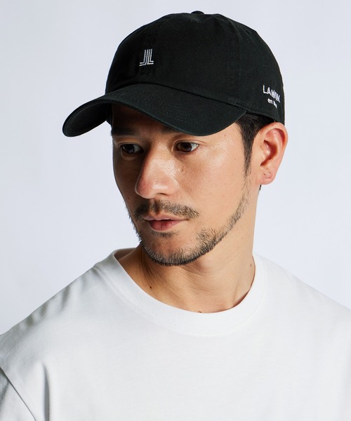 LANVIN en Bleu(ランバンオンブルー)の「ロゴ ベースボール キャップ(キャップ・メンズ・チャコールグレー/ブラック・FREE)」の1枚目の写真