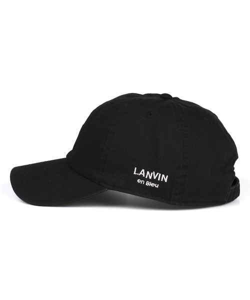 LANVIN en Bleu(ランバンオンブルー)の「ロゴ ベースボール キャップ(キャップ・メンズ・チャコールグレー/ブラック・FREE)」の9枚目の写真