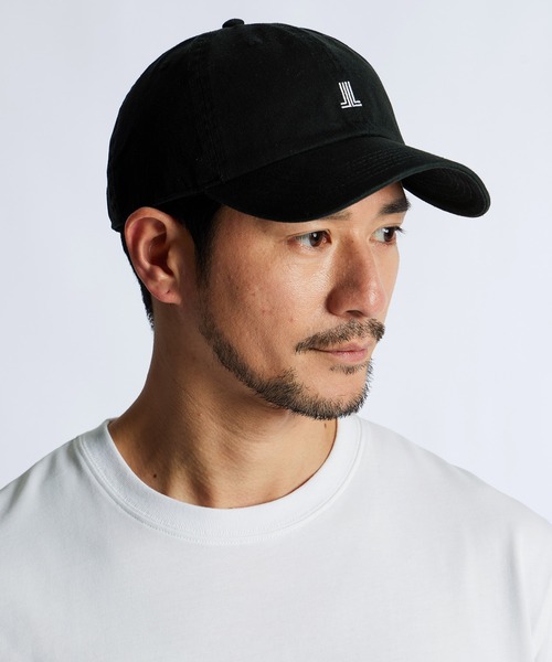 LANVIN en Bleu(ランバンオンブルー)の「ロゴ ベースボール キャップ(キャップ・メンズ・チャコールグレー/ブラック・FREE)」の3枚目の写真