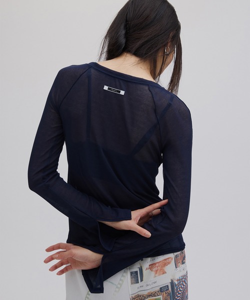 Ameri（アメリ）の「2WAY SOFT TOUCH CUT TOP（Tシャツ/カットソー